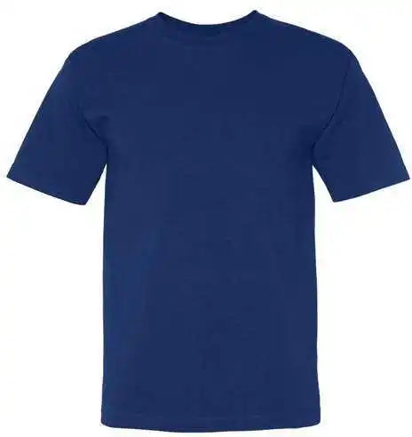 Bayside 5040 Usa Made 100% Cotton Short Sleeve t Shirt Royal