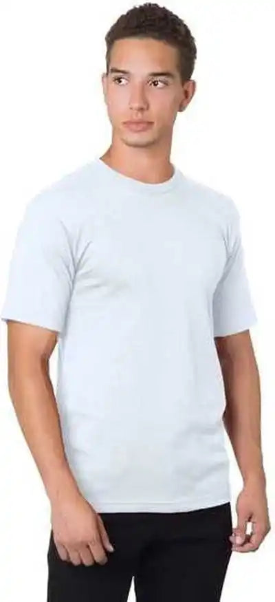 Bayside 5040 Usa Made 100% Cotton Short Sleeve t Shirt White
