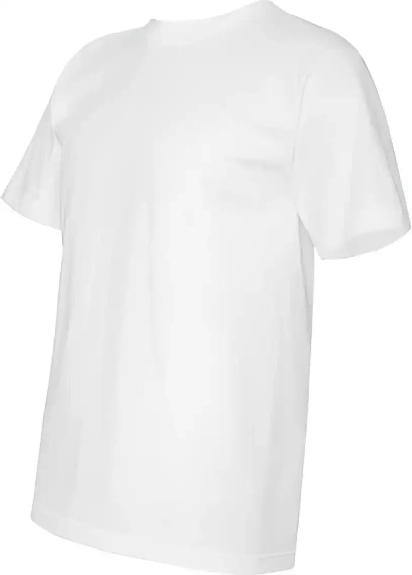 Bayside 5040 Usa Made 100% Cotton Short Sleeve t Shirt White