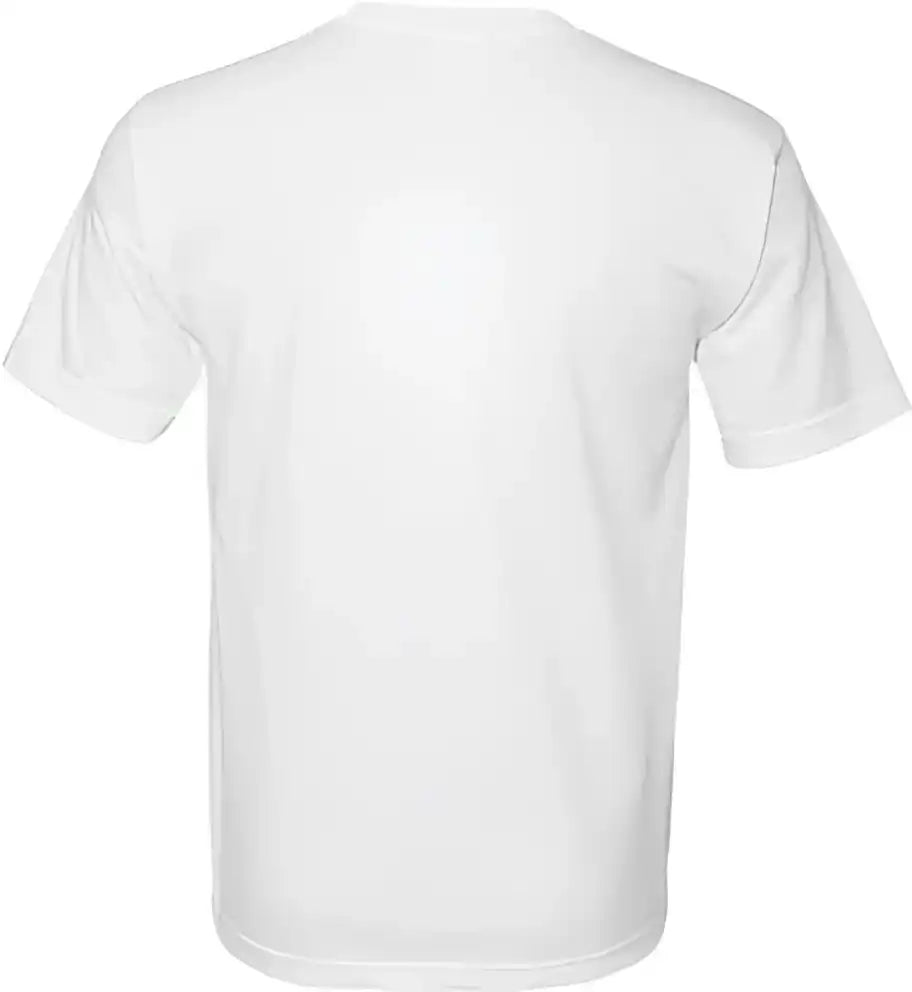 Bayside 5040 Usa Made 100% Cotton Short Sleeve t Shirt White