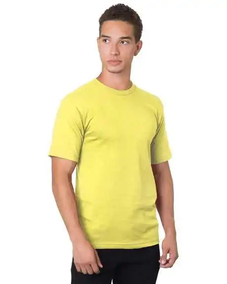 Bayside 5040 Usa Made 100% Cotton Short Sleeve t Shirt Yellow