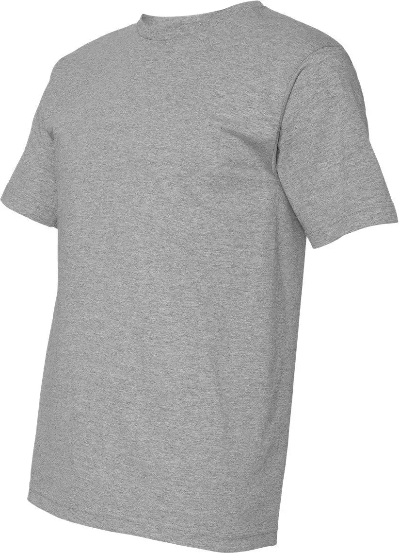 Bayside 5040 Usa-made Midweight T-shirt - Dark Ash - Gray / s