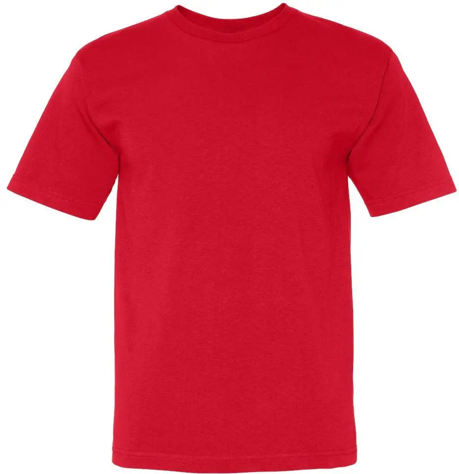Bayside 5040 Usa-made Midweight T-shirt - Red