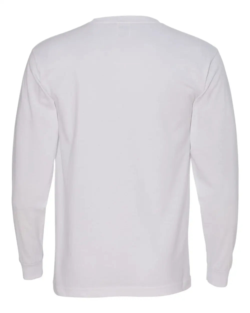Bayside 5060 Usa-made Long Sleeve T-shirt - White