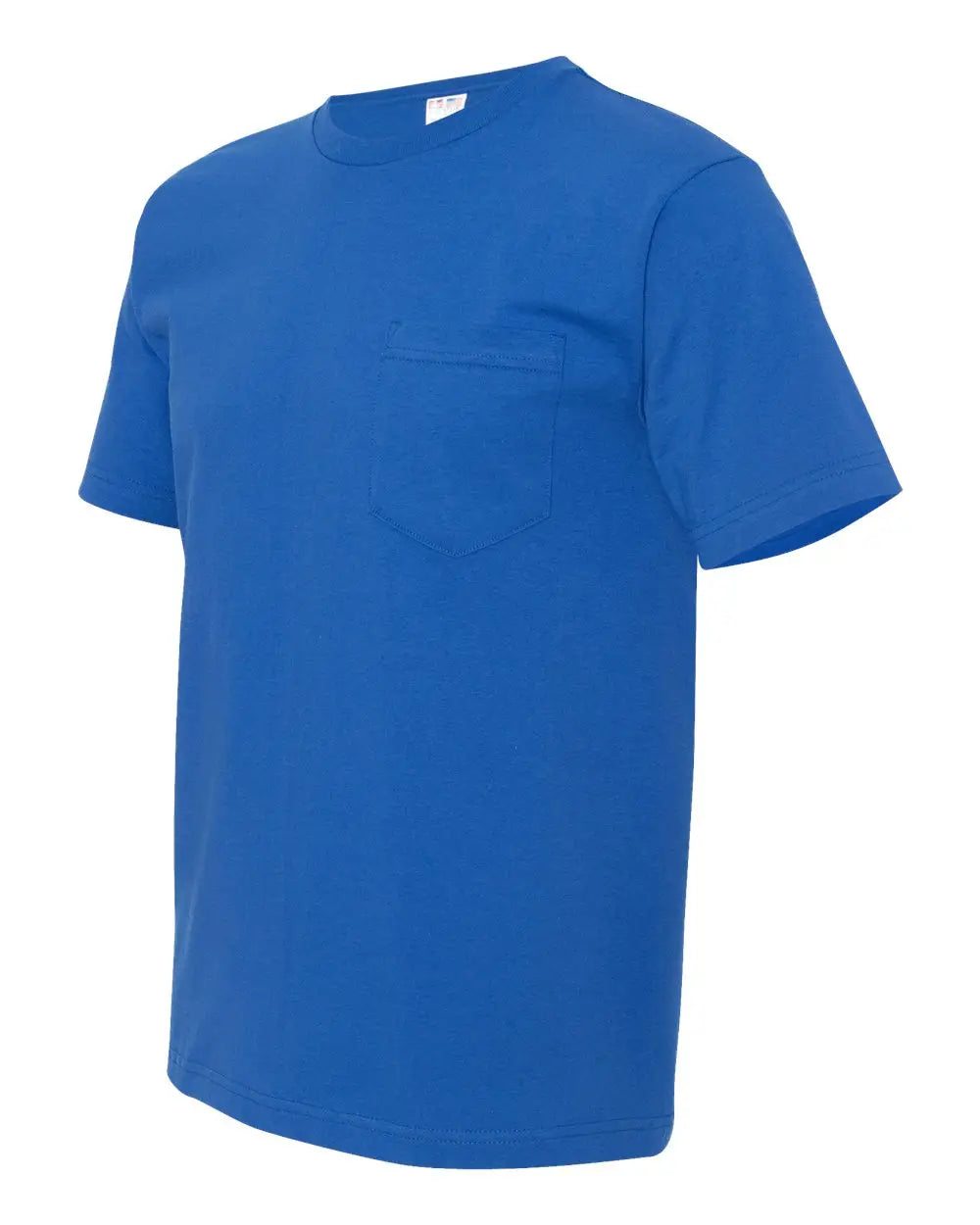 Bayside 5070 Usa-made Midweight Pocket T-shirt - Royal