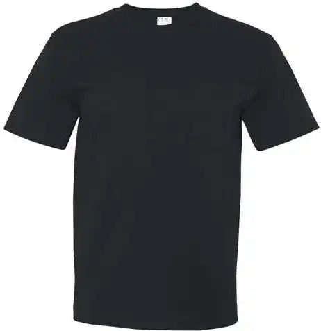 Bayside 5070 Usa-made Short Sleeve T-shirt with a Pocket - Black