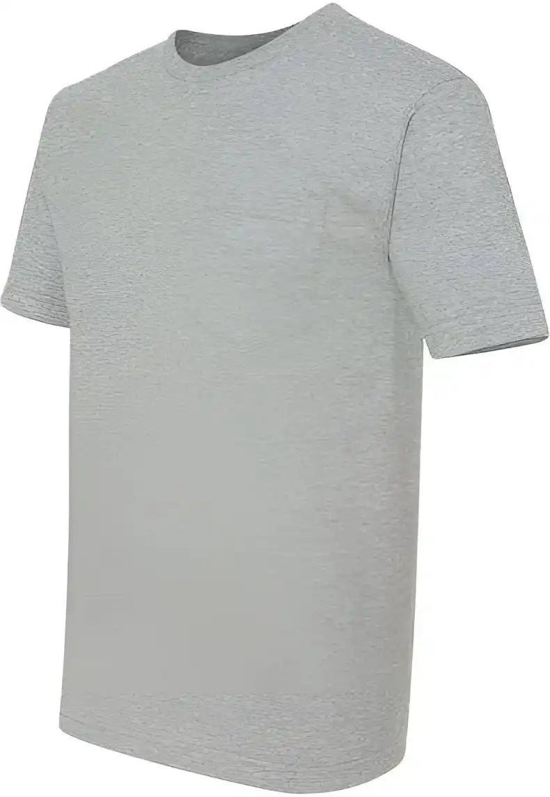 Bayside 5070 Usa-made Short Sleeve T-shirt with a Pocket - Dark Ash