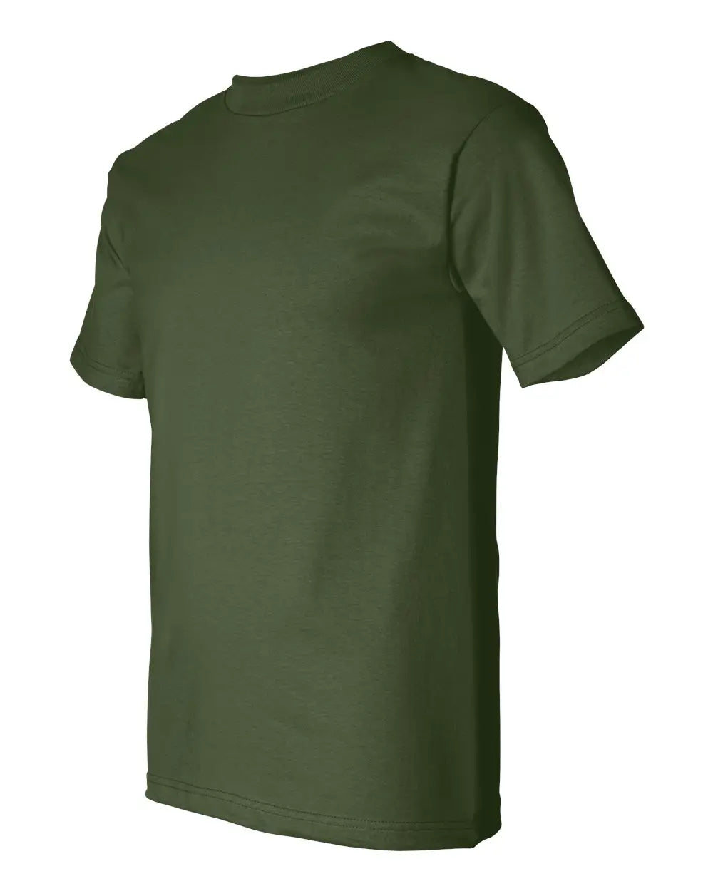 Bayside 5100 Usa-made Heavyweight T-shirt - Army - Olive / s