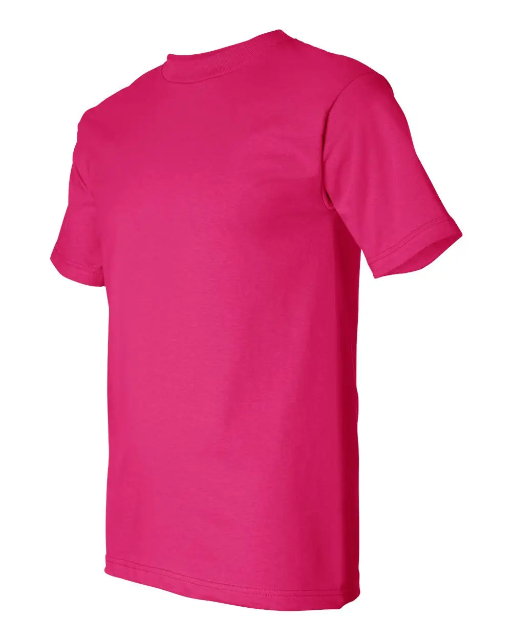 Bayside 5100 Usa-made Heavyweight T-shirt - Bright Pink