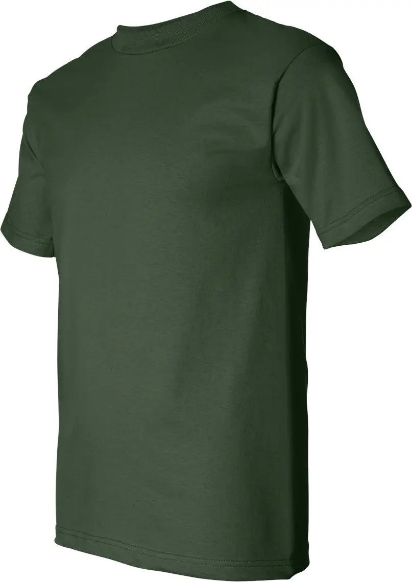 Bayside 5100 Usa-made Heavyweight T-shirt - Forest Green