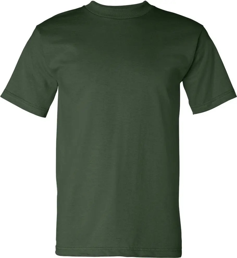 Bayside 5100 Usa-made Heavyweight T-shirt - Forest Green