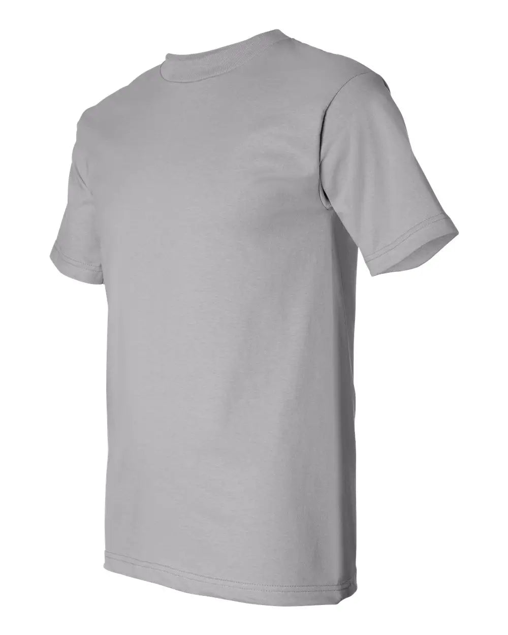 Bayside 5100 Usa-made Heavyweight T-shirt - Silver - 2xl
