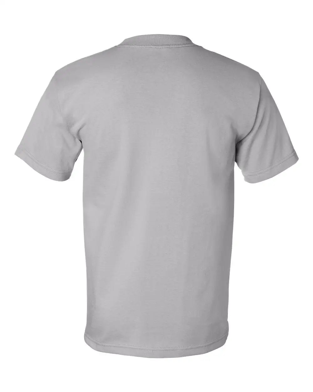 Bayside 5100 Usa-made Heavyweight T-shirt - Silver - 2xl