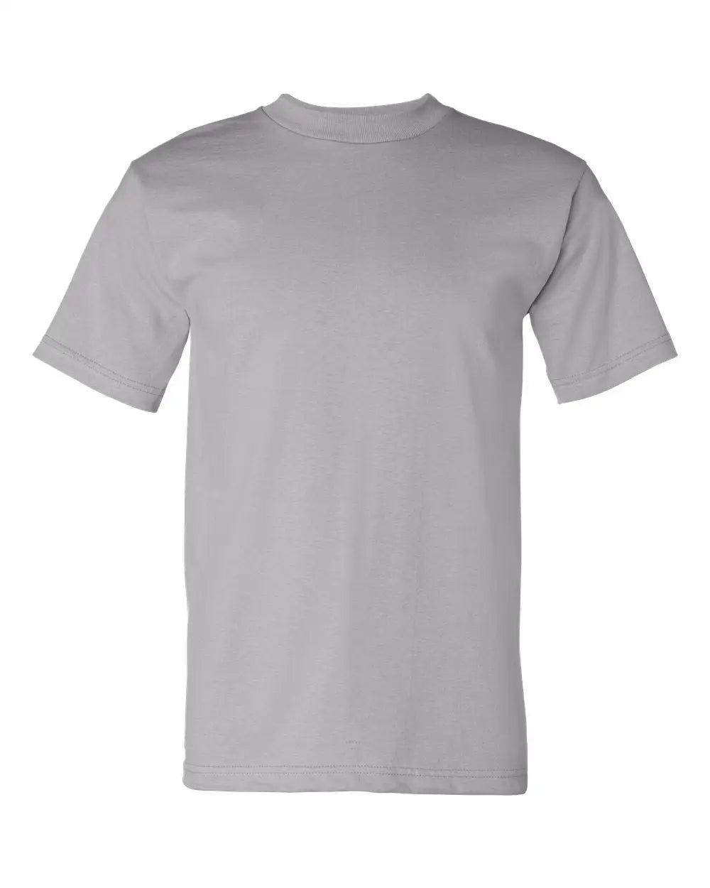 Bayside 5100 Usa-made Heavyweight T-shirt - Silver - 2xl