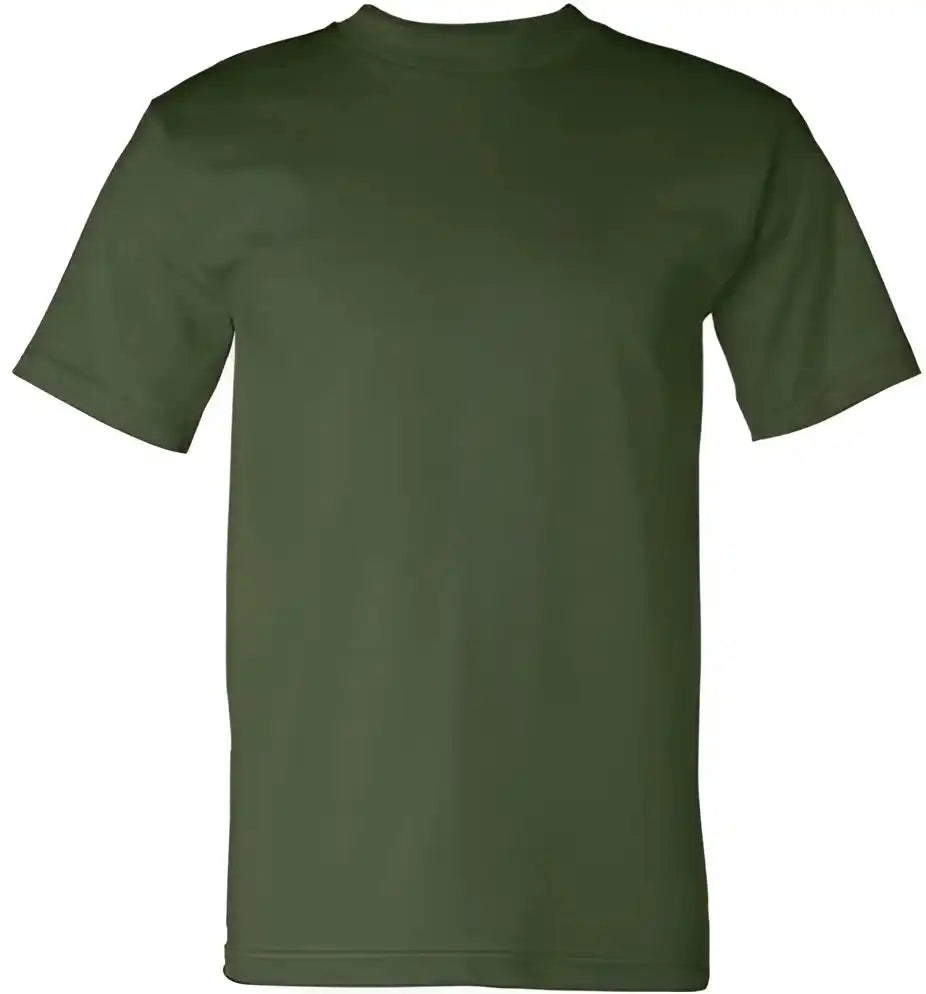 Bayside 5100 Usa Made Short Sleeve t Shirt Army