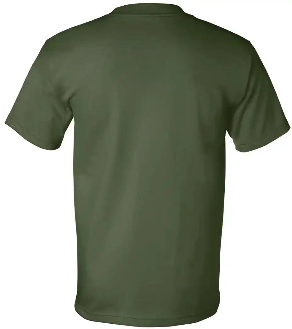 Bayside 5100 Usa Made Short Sleeve t Shirt Army