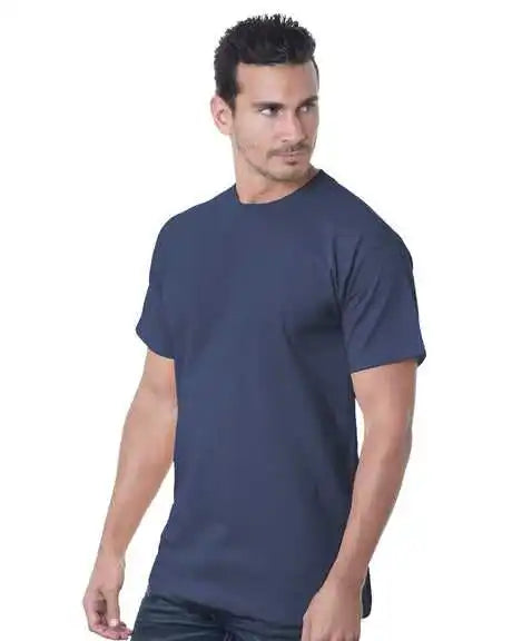 Bayside 5100 Usa-made Short Sleeve T-shirt - Bohemian Blue