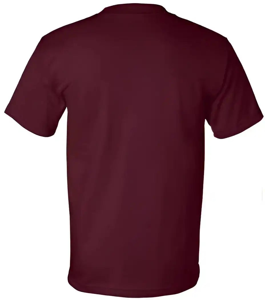 Bayside 5100 Usa Made Short Sleeve t Shirt Burgundy