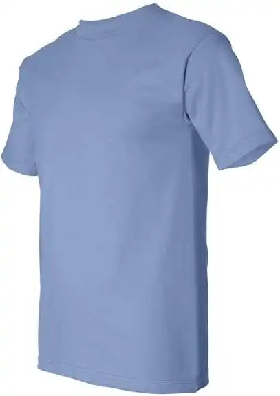 Bayside 5100 Usa Made Short Sleeve t Shirt Carolina Blue