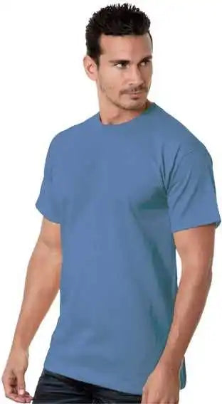Bayside 5100 Usa Made Short Sleeve t Shirt Carolina Blue