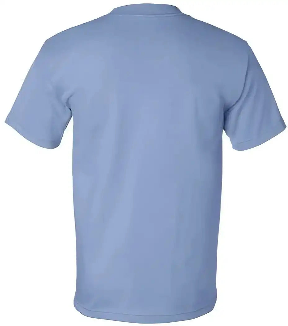 Bayside 5100 Usa-made Short Sleeve T-shirt - Carolina Blue