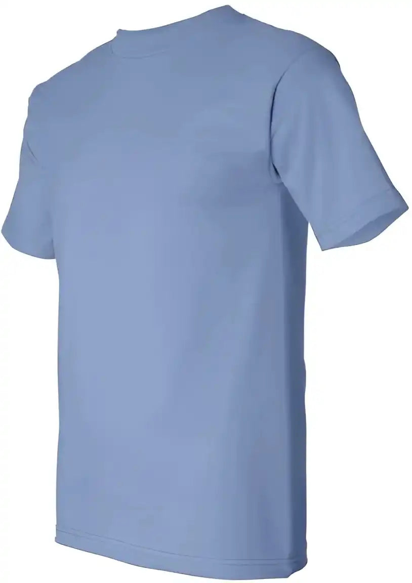 Bayside 5100 Usa-made Short Sleeve T-shirt - Carolina Blue