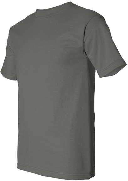 Bayside 5100 Usa-made Short Sleeve T-shirt - Charcoal