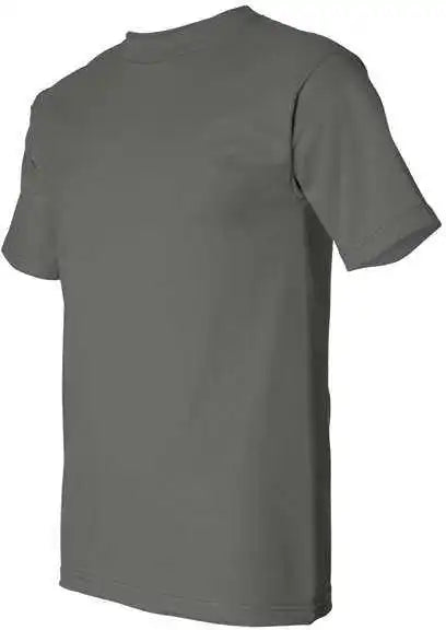 Bayside 5100 Usa Made Short Sleeve t Shirt Charcoal