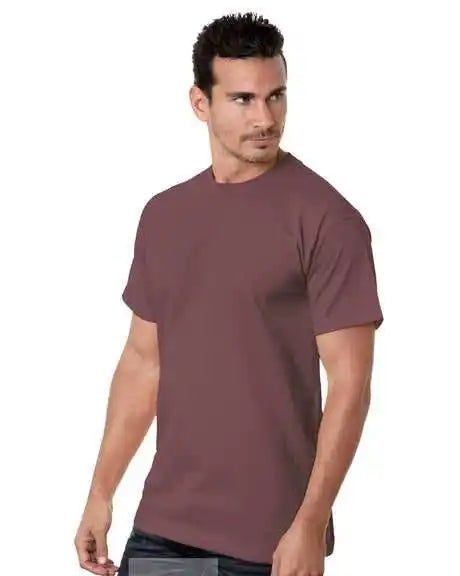 Bayside 5100 Usa-made Short Sleeve T-shirt - Clay