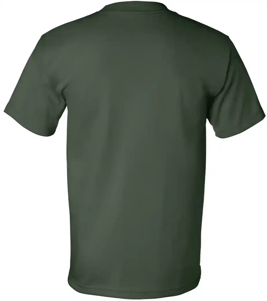 Bayside 5100 Usa-made Short Sleeve T-shirt - Forest Green