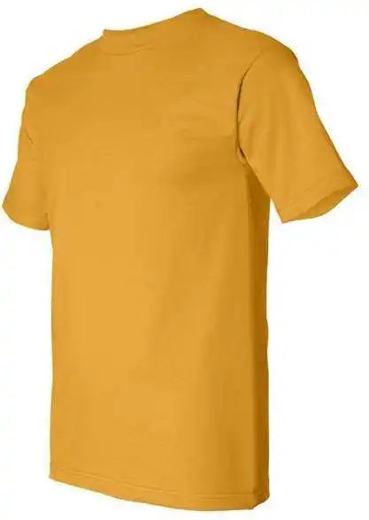 Bayside 5100 Usa Made Short Sleeve t Shirt Gold