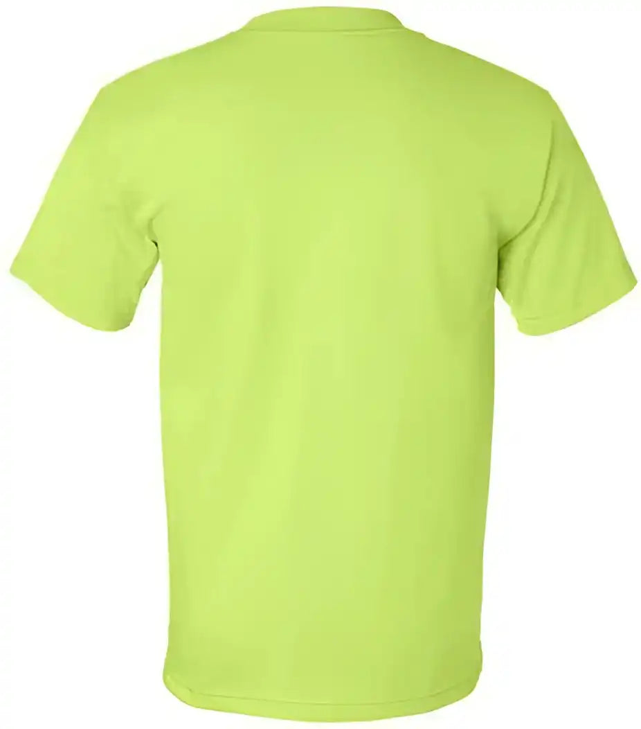 Bayside 5100 Usa Made Short Sleeve t Shirt Lime Green
