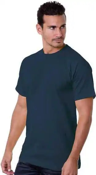 Bayside 5100 Usa Made Short Sleeve t Shirt Navy