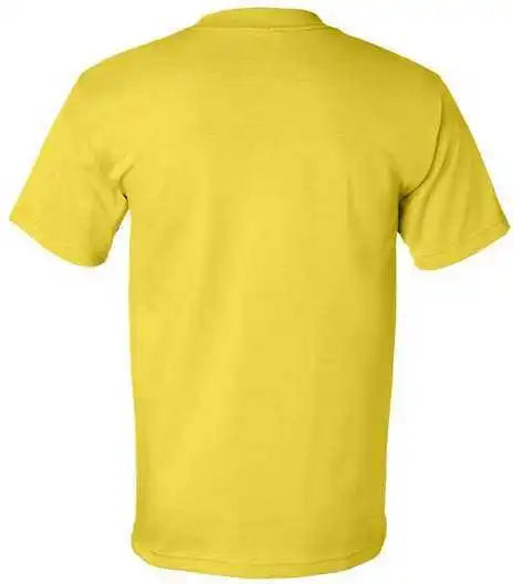Bayside 5100 Usa-made Short Sleeve T-shirt - Pacific Yellow