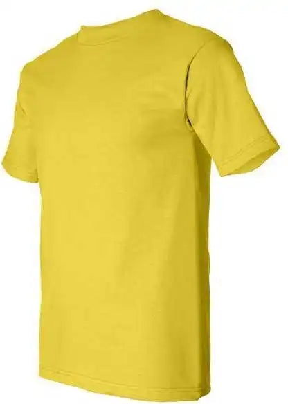 Bayside 5100 Usa-made Short Sleeve T-shirt - Pacific Yellow