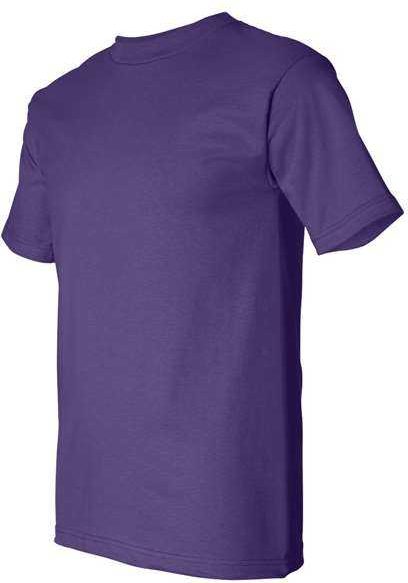 Bayside 5100 Usa-made Short Sleeve T-shirt - Purple