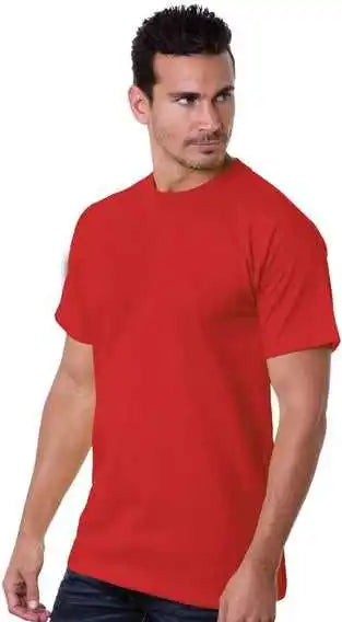 Bayside 5100 Usa Made Short Sleeve t Shirt Red