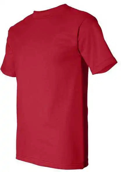 Bayside 5100 Usa Made Short Sleeve t Shirt Red