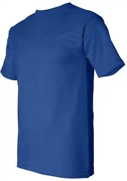Bayside 5100 Usa Made Short Sleeve t Shirt Royal Blue