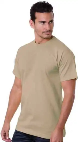 Bayside 5100 Usa Made Short Sleeve t Shirt Sand