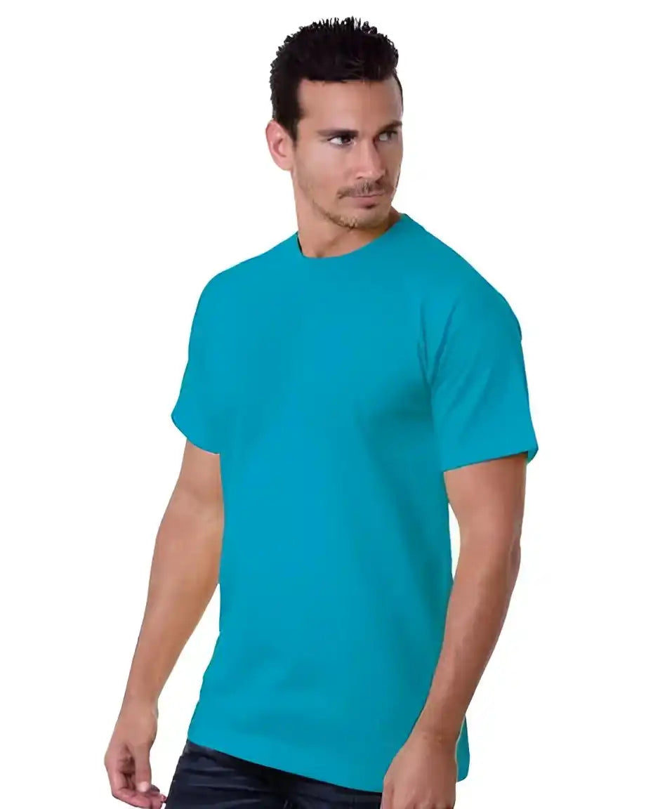 Bayside 5100 Usa-made Short Sleeve T-shirt - Teal