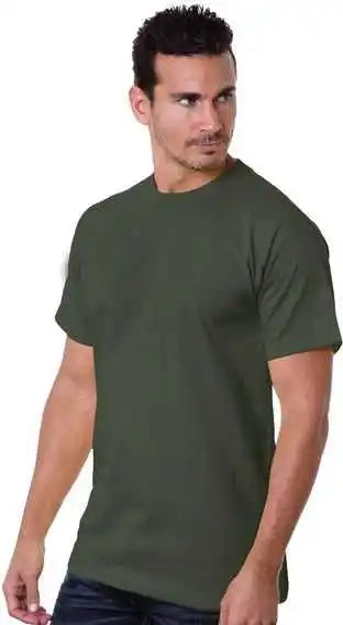 Bayside 5100 Usa-made Short Sleeve T-shirt - Tobacco
