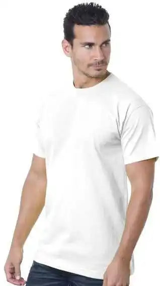 Bayside 5100 Usa Made Short Sleeve t Shirt White