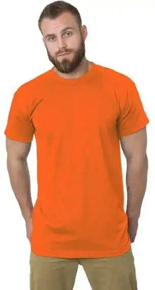 Bayside 5200 Usa Made Tall t Shirt Orange