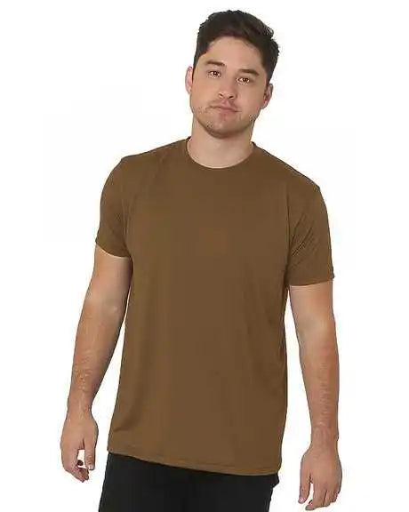 Bayside 5300 Usa-made Performance T-shirt - Coyote Brown