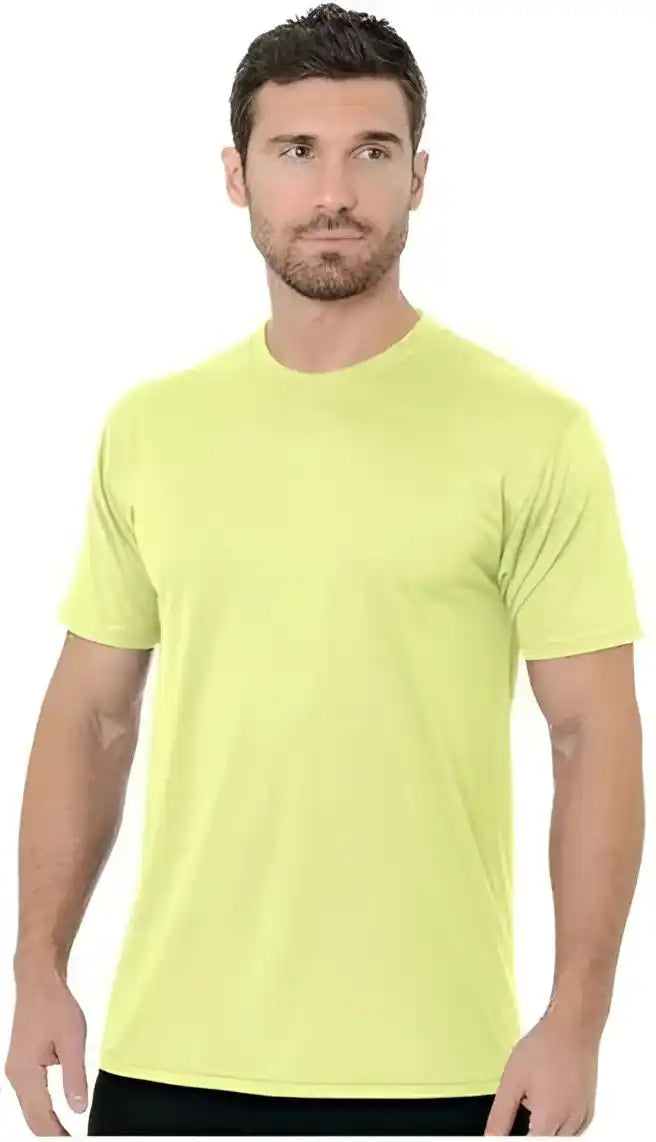 Bayside 5300 Usa Made Performance t Shirt Lime Green