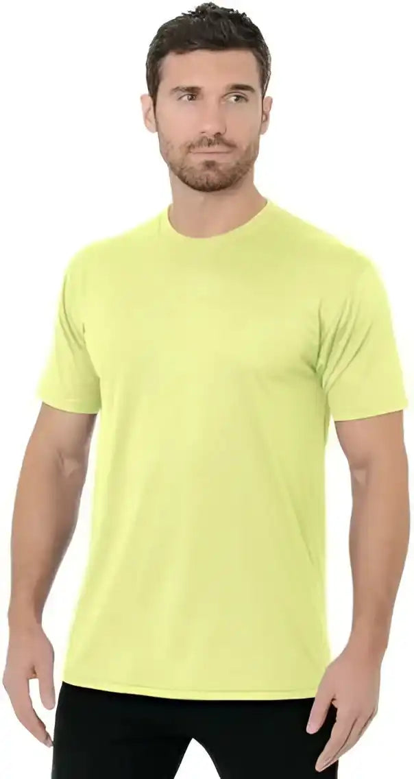Bayside 5300 Usa Made Performance t Shirt Lime Green