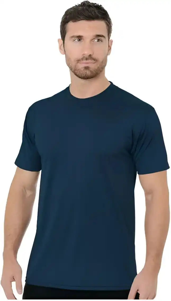 Bayside 5300 Usa-made Performance T-shirt - Navy