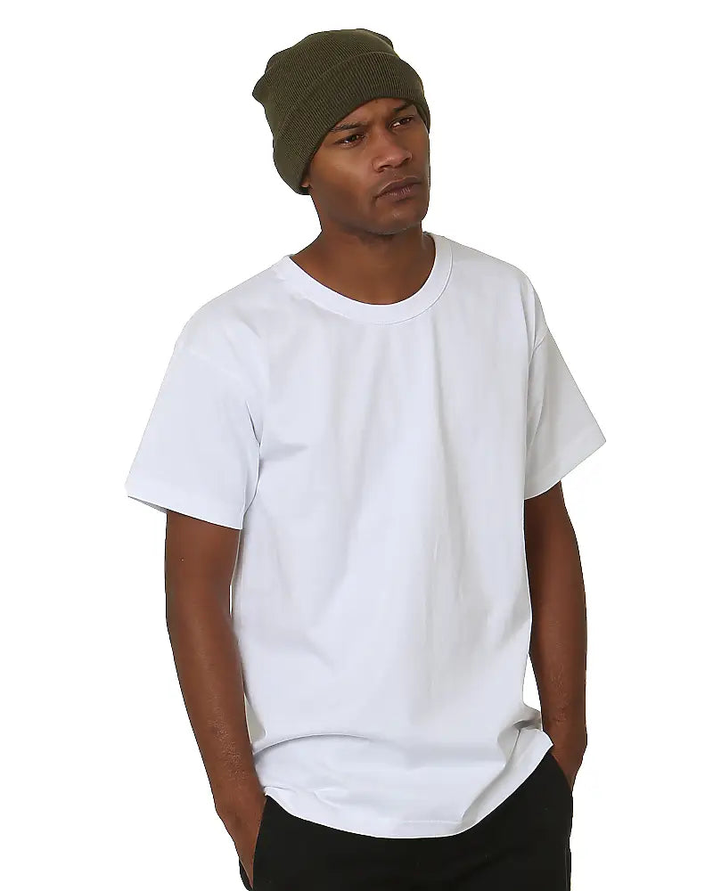Bayside 5470 Usa-made Heavyweight T-shirt - White
