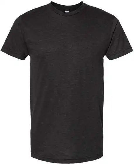 Bayside 5710 Usa-made Triblend Crew - Tri Black